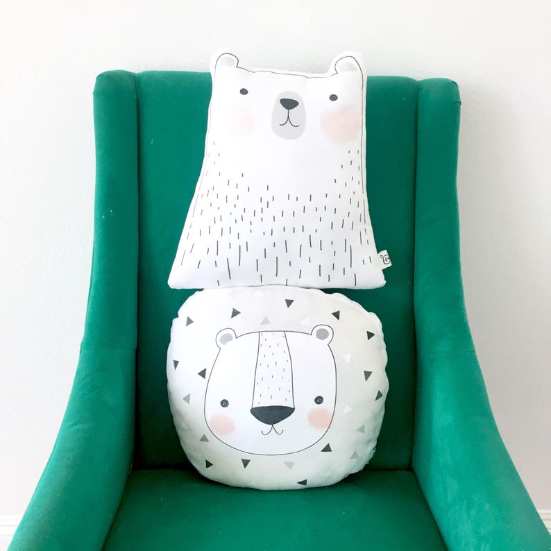 Lion Pillow Nursery Pillow Minimal Kids Pillow Christmas Etsy