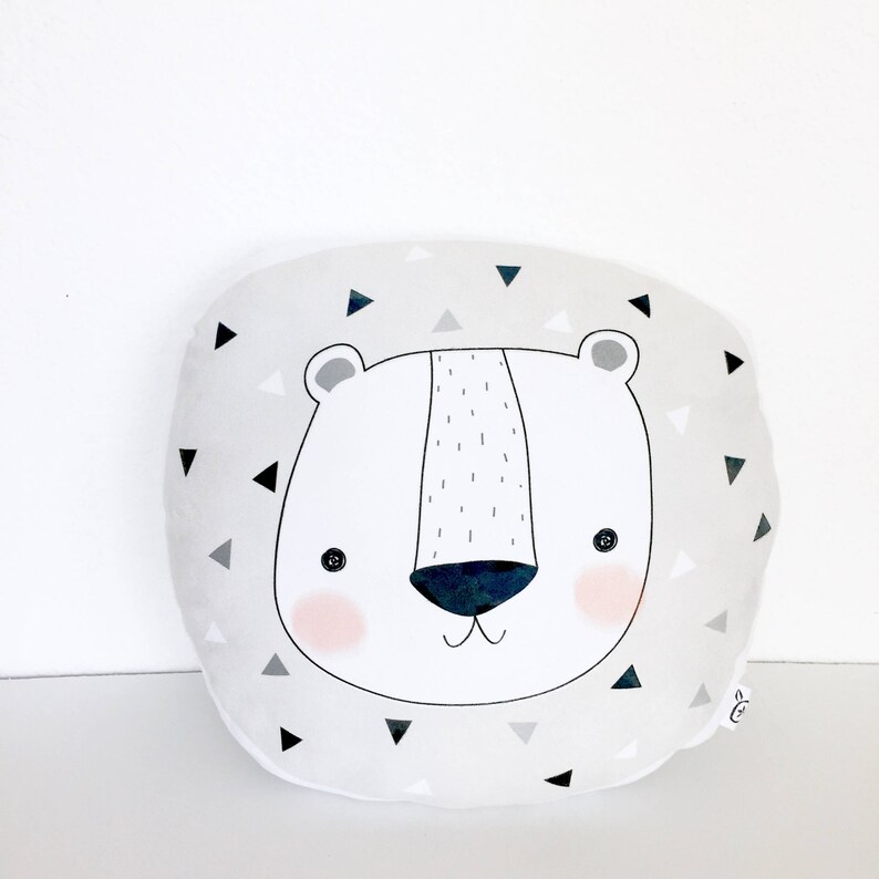 Lion Pillow Nursery Pillow Minimal Kids Pillow Christmas Etsy