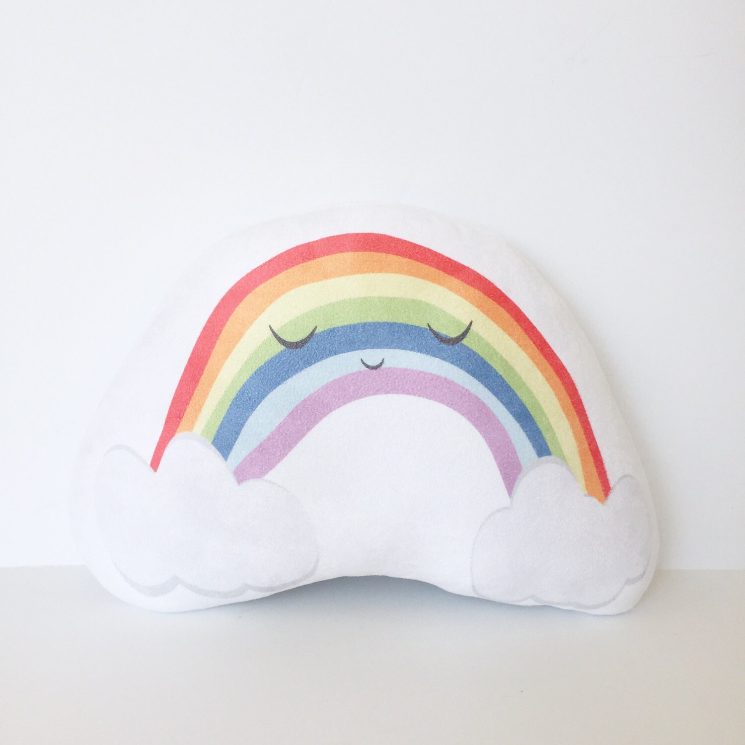 Rainbow Nursery Pillow Rainbow Baby Rainbow Pillow Kids Etsy
