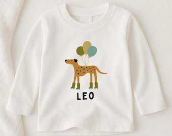 Dog Birthday Shirt for Boy, Puppy Birthday Outfit, Birthday Dog Shirt, Custom Toddler Shirt, Dog Kids Sweatshirt, Boy Dog Romper