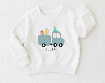 Truck Birthday Outfit, Blue Truck Shirt, Garbage Truck Outfit, Car Party Shirt, Boy Birthday Outfit, Blue Birthday Boy Romper