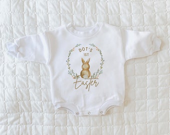 Easter Baby Outfit, First Easter Shirt, Baby&#39;s first Easter, Baby Sweatshirt, Sweatshirt Romper, Baby Sweatshirt, Gender Neutral
