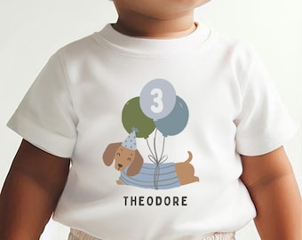 Puppy Birthday Shirt, Pawty Animal 1st Birthday Romper, Dog Birthday Outfit, Custom Dog Shirt, Boy Birthday Sweatshirt, Toddler Party Shirt