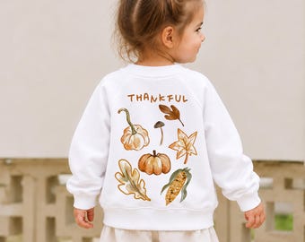 Thanksgiving Baby Romper or Toddler Sweatshirt