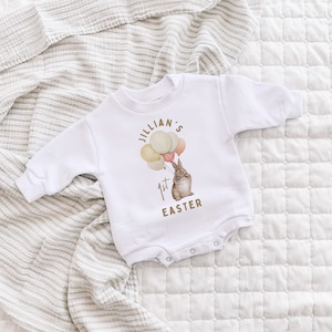 Ostern Baby Outfit, erste Ostern Shirt, Babys erstes Ostern, Baby Sweatshirt, Sweatshirt Romper, Baby Sweatshirt, Gender Neutral