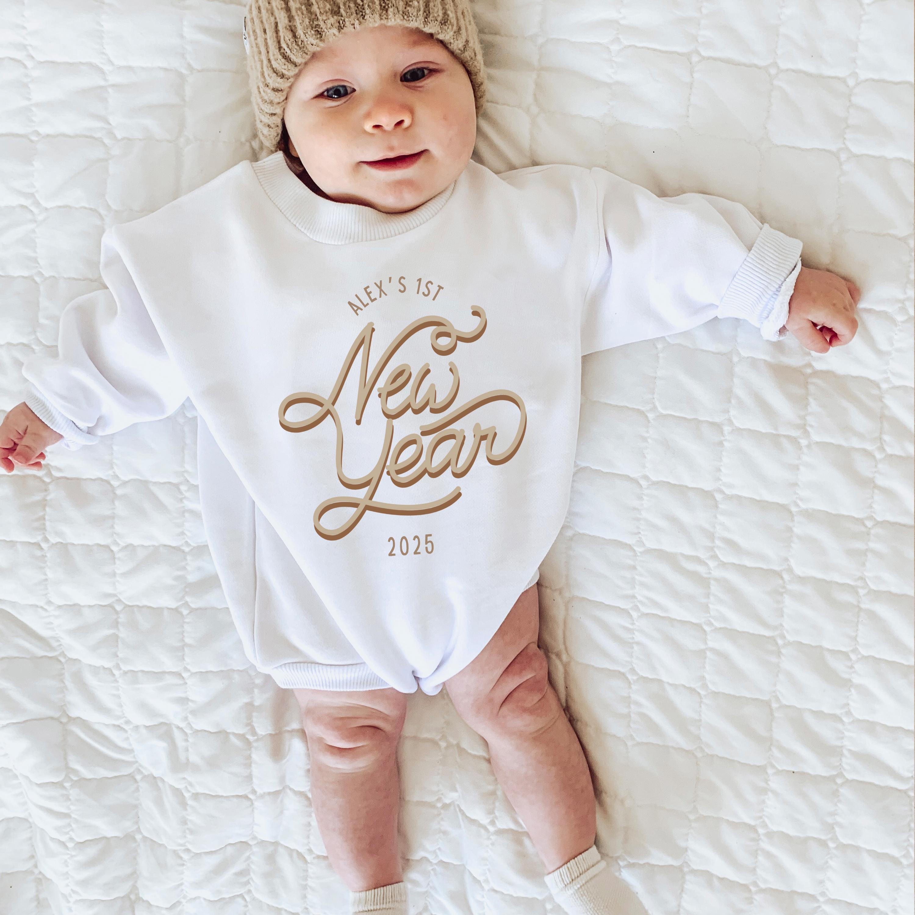Baby First New Year First New Years Baby New Years Outfit New Year New Baby 2025 Baby Outfit Happy New Year Outfit for Baby