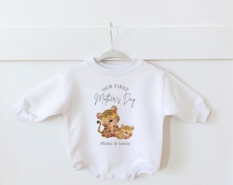 First Mothers Day Baby Outfit, Mother's Day, Our First Mother's Day, Our First Mother's Day, Mother's Day Gift From Baby, Boy Mom Gift