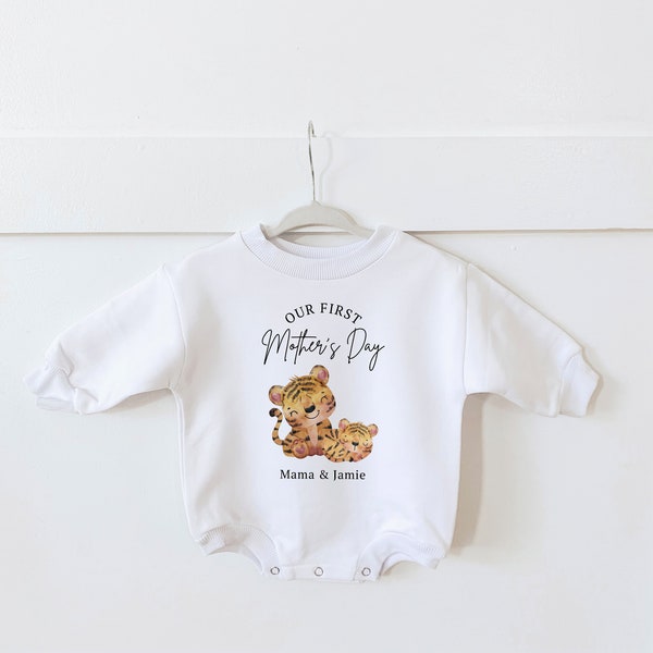 First Mothers Day Baby Outfit, Mother's Day, Our First Mother's Day, Our First Mother's Day, Mother's Day Gift From Baby, Boy Mom Gift