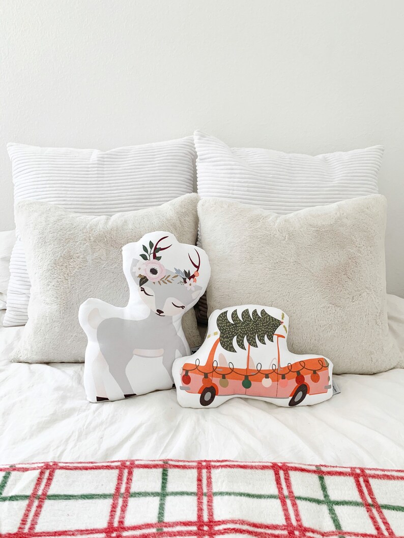 Deer Kids Pillow Deer Pillow Nursery Pillow Girl Pillow Etsy