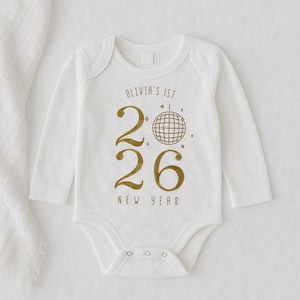 Baby First New Year, First New Years, Baby New Years Outfit, New Year New Baby, 2026 Baby Outfit, First new Years Disco Ball, 2026 New Years