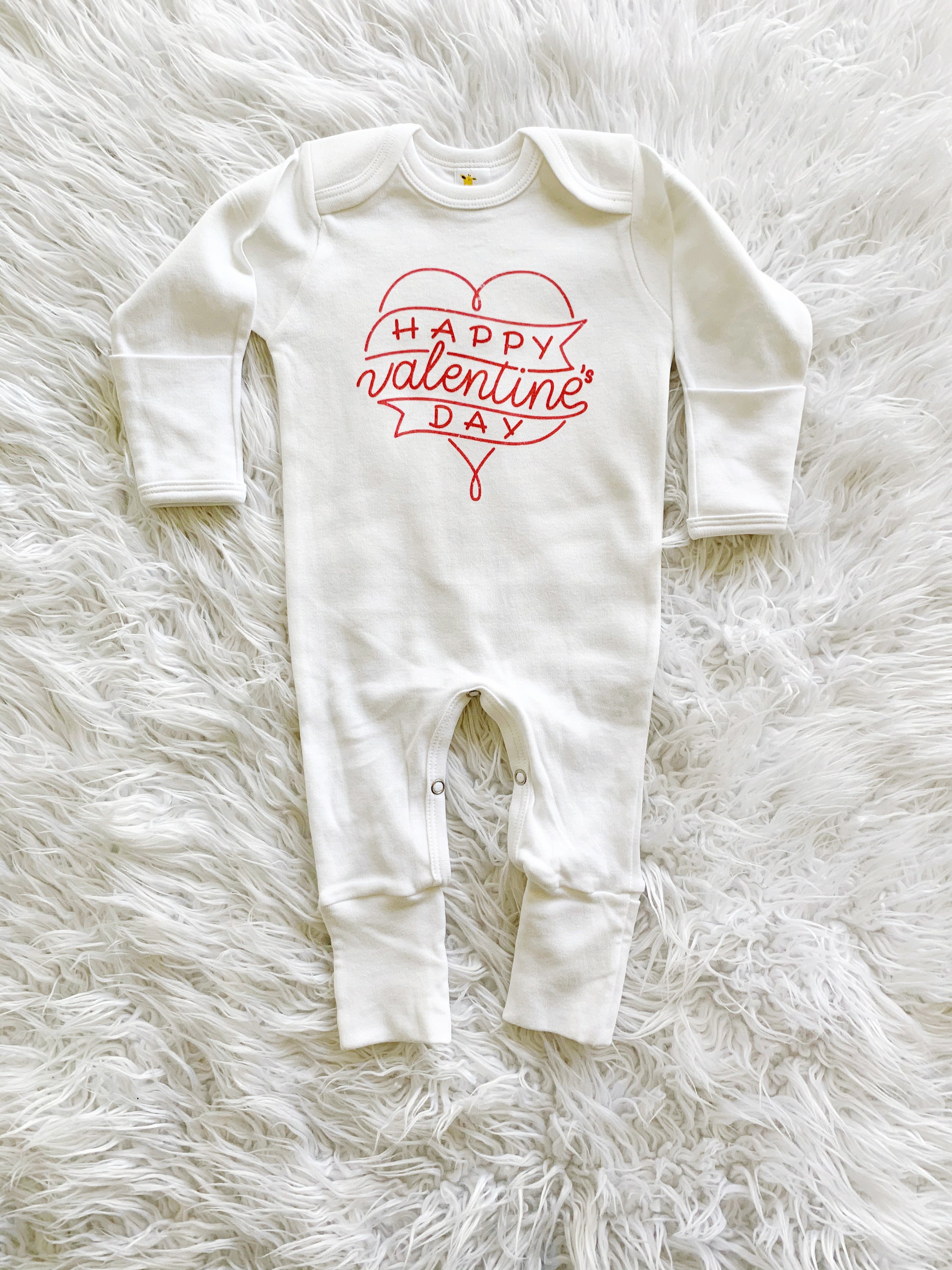 Valentines Day Baby Pajamas Baby's first Valentines Etsy