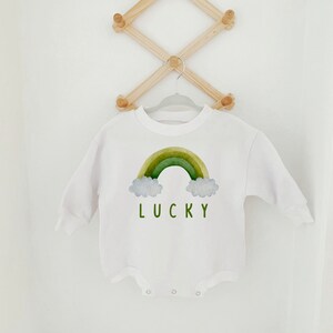 Baby Toddler St. Patrick's Day, St. Patty's, Baby St. Patricks Outfit, Toddler Lucky Sweatshirt, Luck Of the Irish, Irish Sweatshirt, Irish image 4