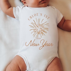 Baby First New Year, First New Years, Baby New Years Outfit, New Year New Baby, 2025 Baby Outfit, Happy New Year Outfit for Baby