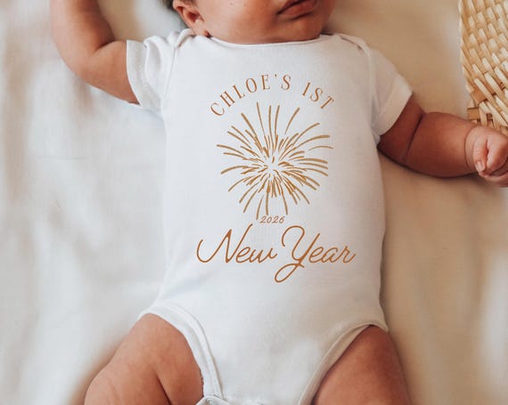 Baby First New Year, First New Years, Baby New Years Outfit, New