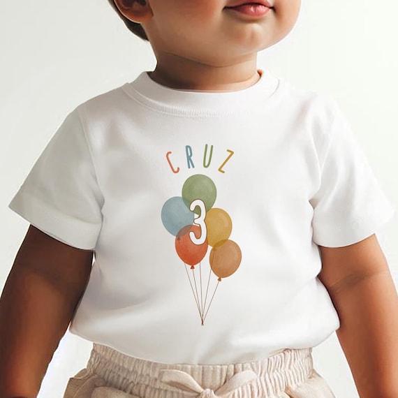 Muted Rainbow Birthday Romper, Neutral Balloon Birthday Outfit, Boy Birthday Sweatshirt, 1st Birthday Shirt, Gender Neutral Baby Clothes
