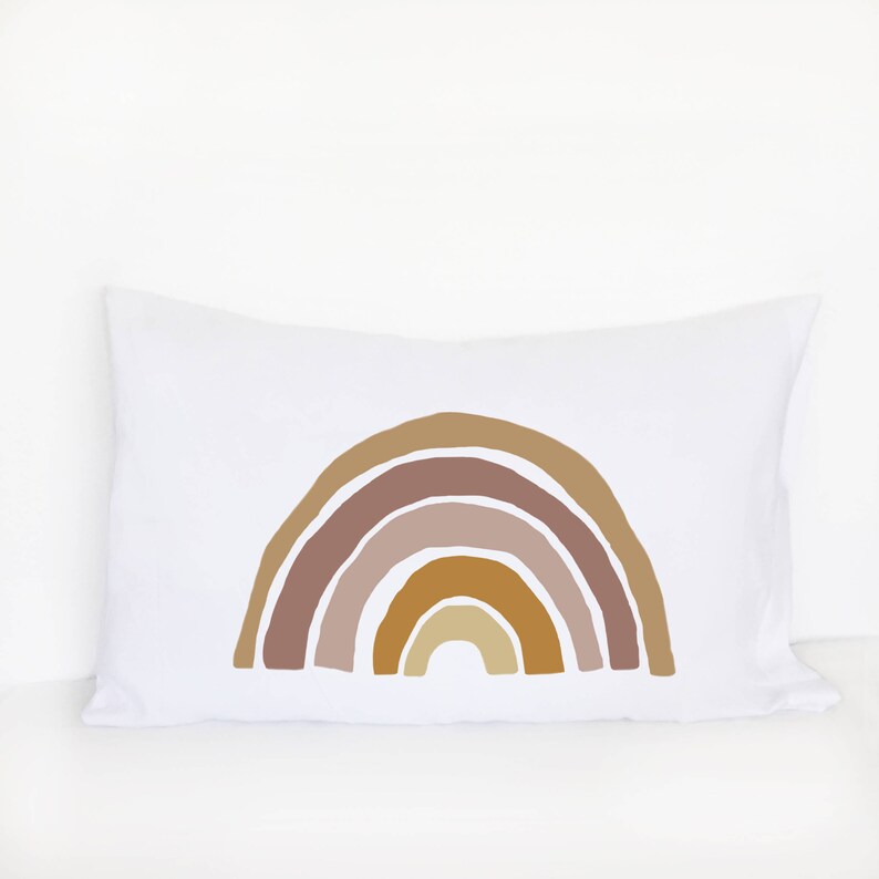 Rainbow Pillowcase Kids Pillowcase Rainbow Pillow Case Etsy