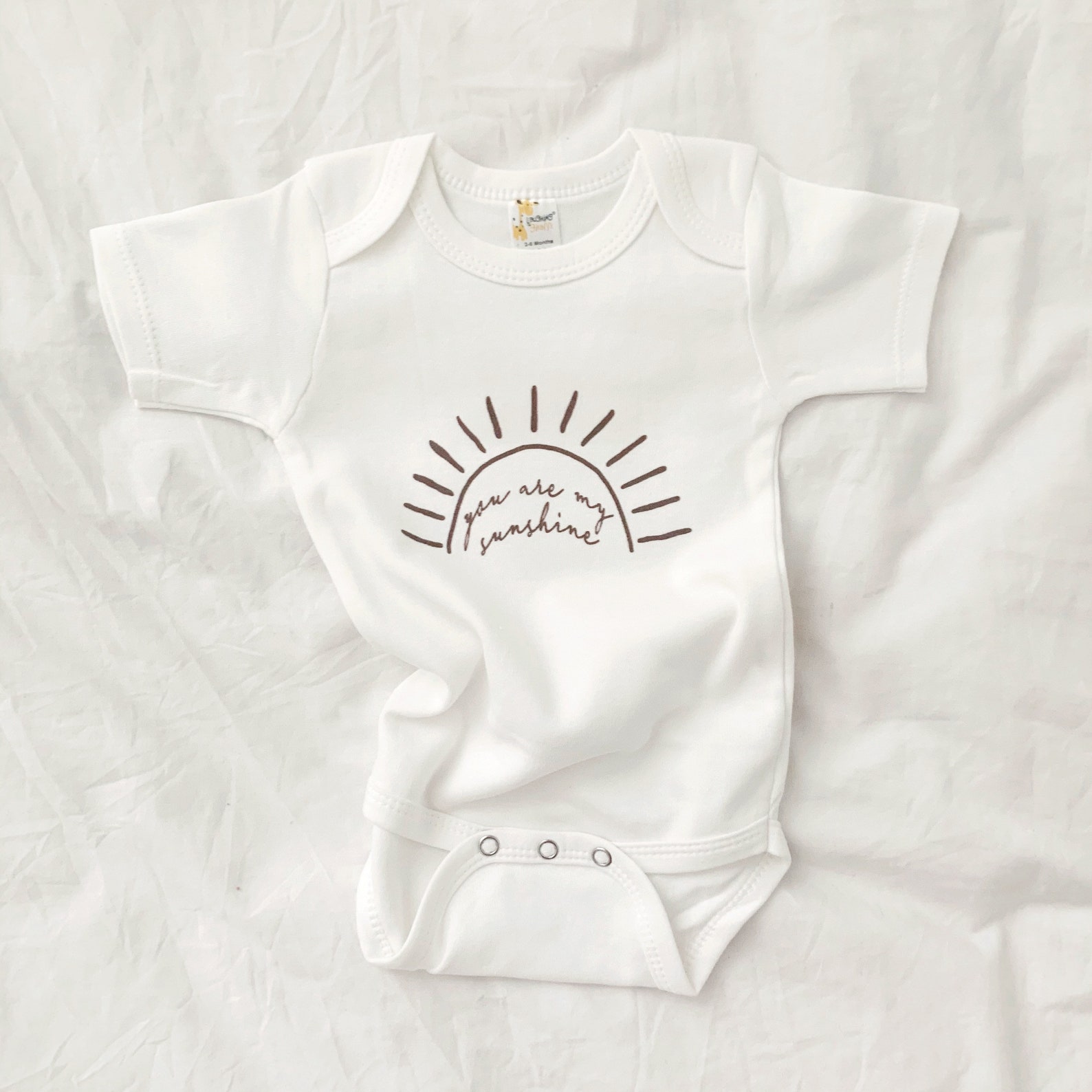 You Are My Sunshine Neutral Baby Shirt New Baby Gift - Etsy