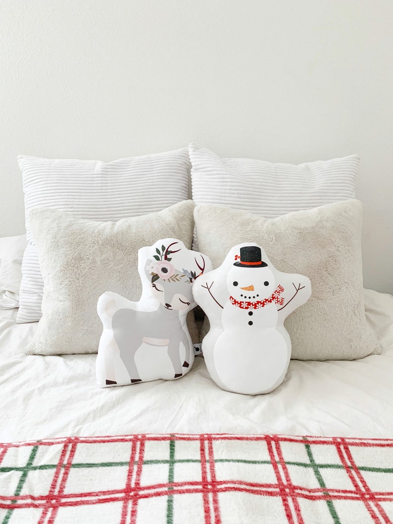 Deer Kids Pillow Deer Pillow Nursery Pillow Girl Pillow Etsy