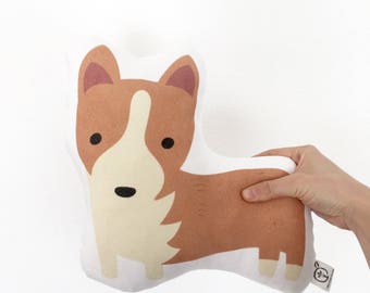 Corgi Pillow, Corgi, Kids Gift, Baby Gift, Pembroke Welsh Corgi, Puppy Pillow, Dog Pillow, Pet Pillow, Puppy, Corgi Pillow, Corgi Cushion
