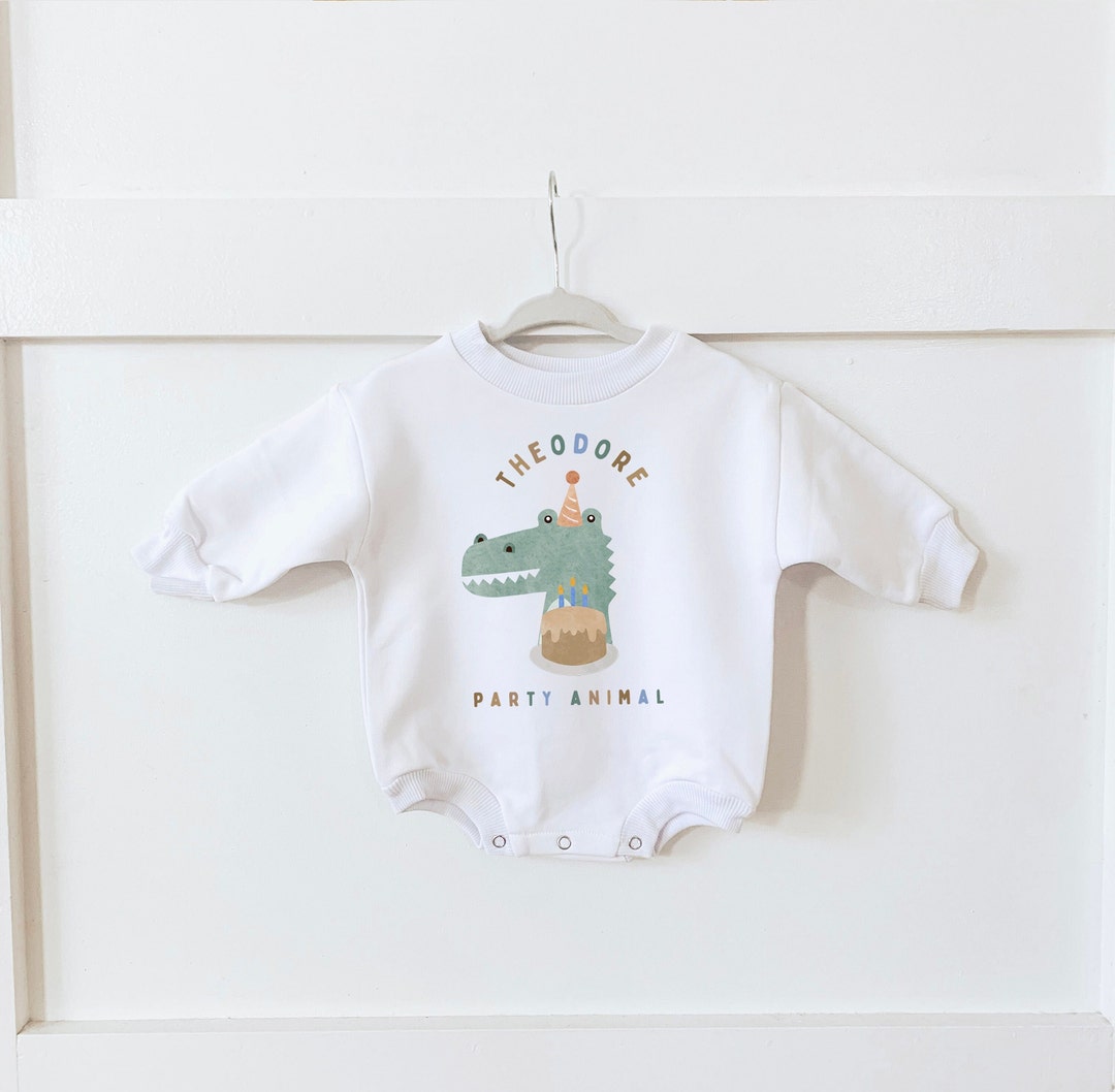 Cool Boy Animal Sweatshirt & Jogger Cream & Olive Set main image 0