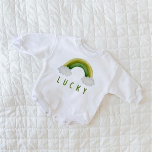 Baby Toddler St. Patrick's Day, St. Patty's, Baby St. Patricks Outfit, Toddler Lucky Sweatshirt, Luck Of the Irish, Irish Sweatshirt, Irish image 8