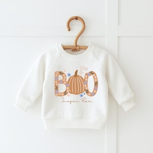 Girl Floral Pumpkin Shirt or Romper – Custom Girl Pumpkin Sweatshirt– Baby Toddler Autumn Outfit – Floral Pumpkins