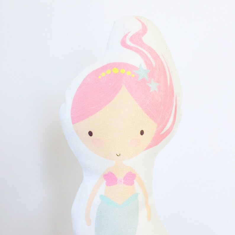 Mermaid Mermaid Pillow Kid Gift Mermaid Plushie Girl Gift Etsy