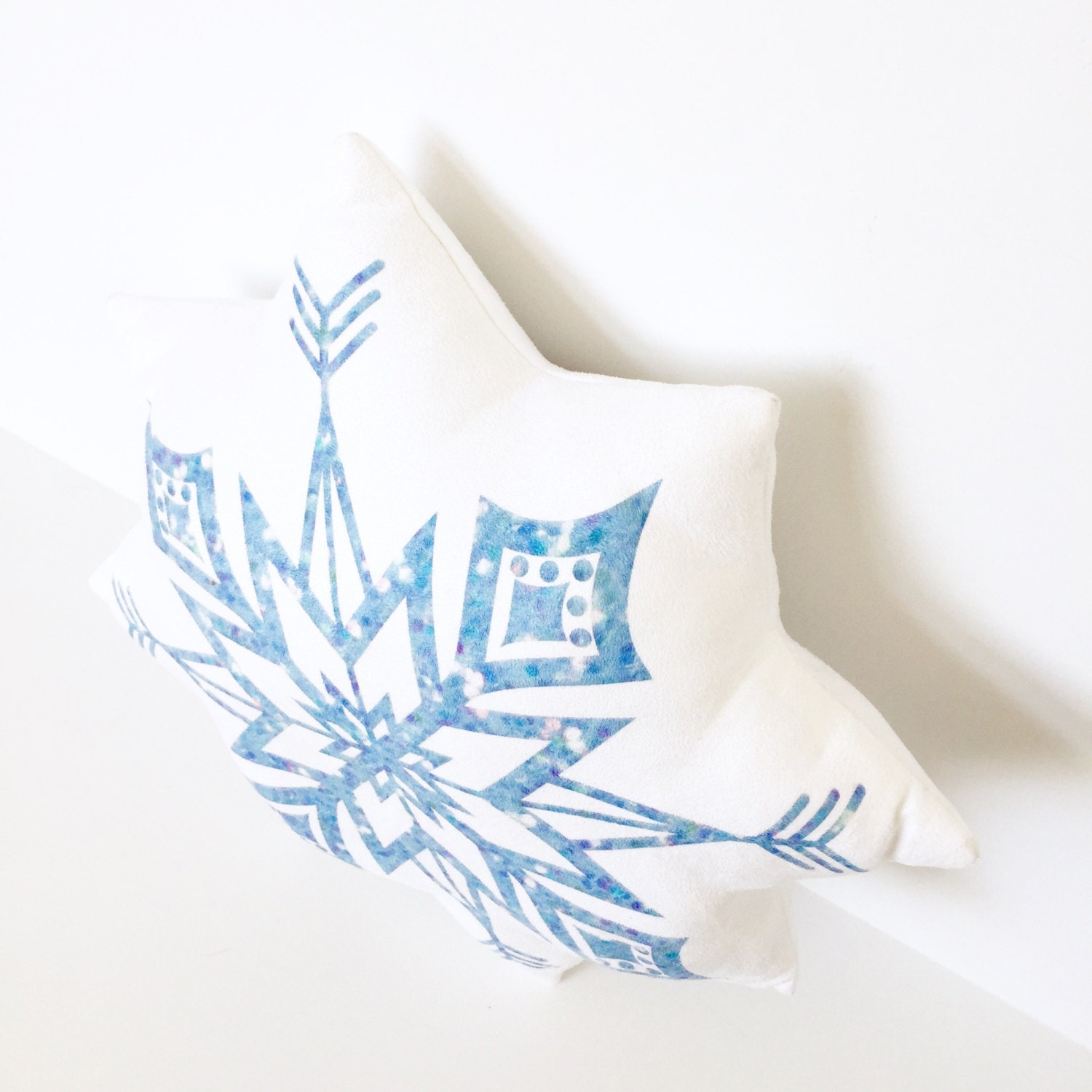 Snowflake Winter Decor Nursery Pillow Christmas Pillow Etsy