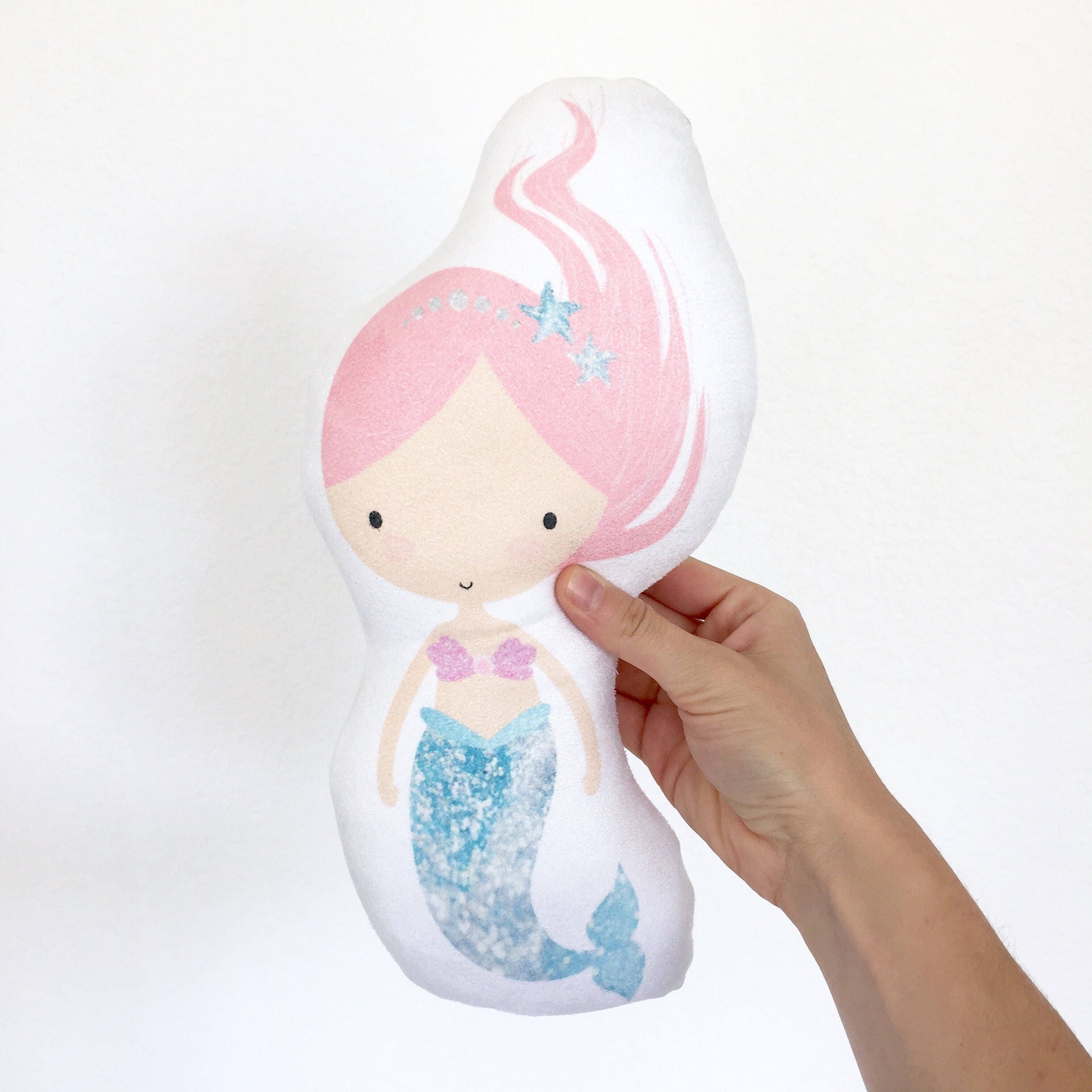 Mermaid Mermaid Plush Girl Gift Baby Girl Gift Baby Shower Etsy
