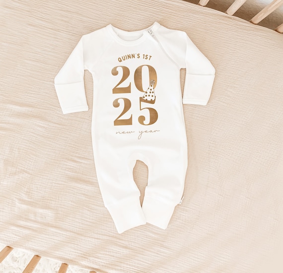 Baby First New Year First New Years Baby New Years Outfit New Year New Baby 2025 Baby Outfit Happy New Year Outfit for Baby Etsy