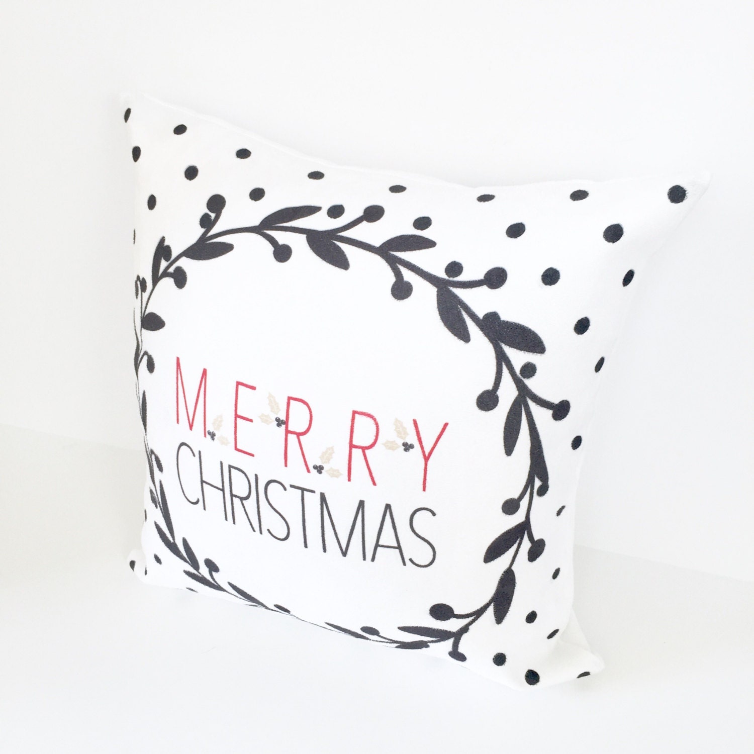 Christmas Pillow Gift Mommy and me Winter Pillow Merry Etsy
