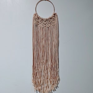 Macrame / Wall Hanging / Fiber Art / Fringe / Home Decor / Office / Nursery / Bohemian / Wall Tapestry / Natural / mini macrame