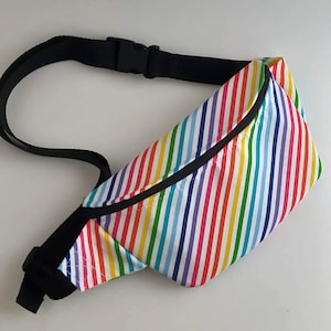 Pride Flag / Rainbow Fanny Pack / Bum Bag / Waist Bag / Pride / Gift / Birthday / Vacation / Kid / Vacation / Theme park / Travel / LGBT