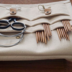 Circular / Interchangeable / Short Knitting needle organizer case