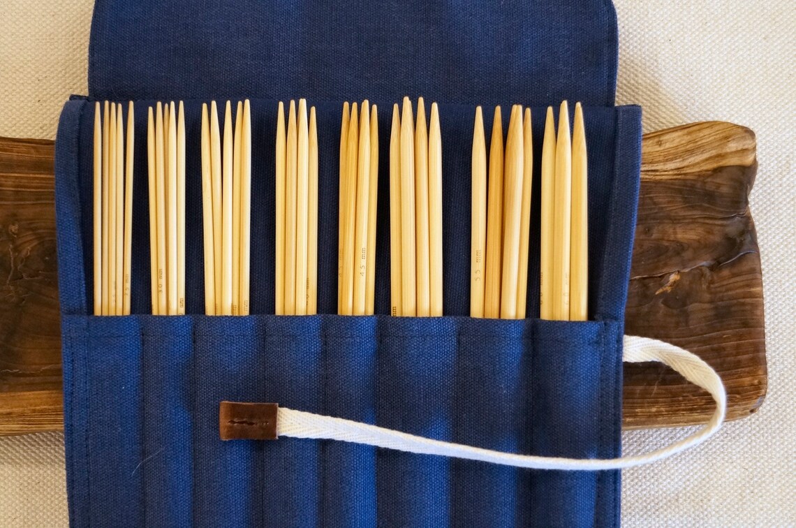 Double pointed needle set Needle organizer Needle case Etsy