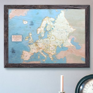 Europa Reisekarte | Pin Landkarte | Track Reisen | Pinnwand Landkarte