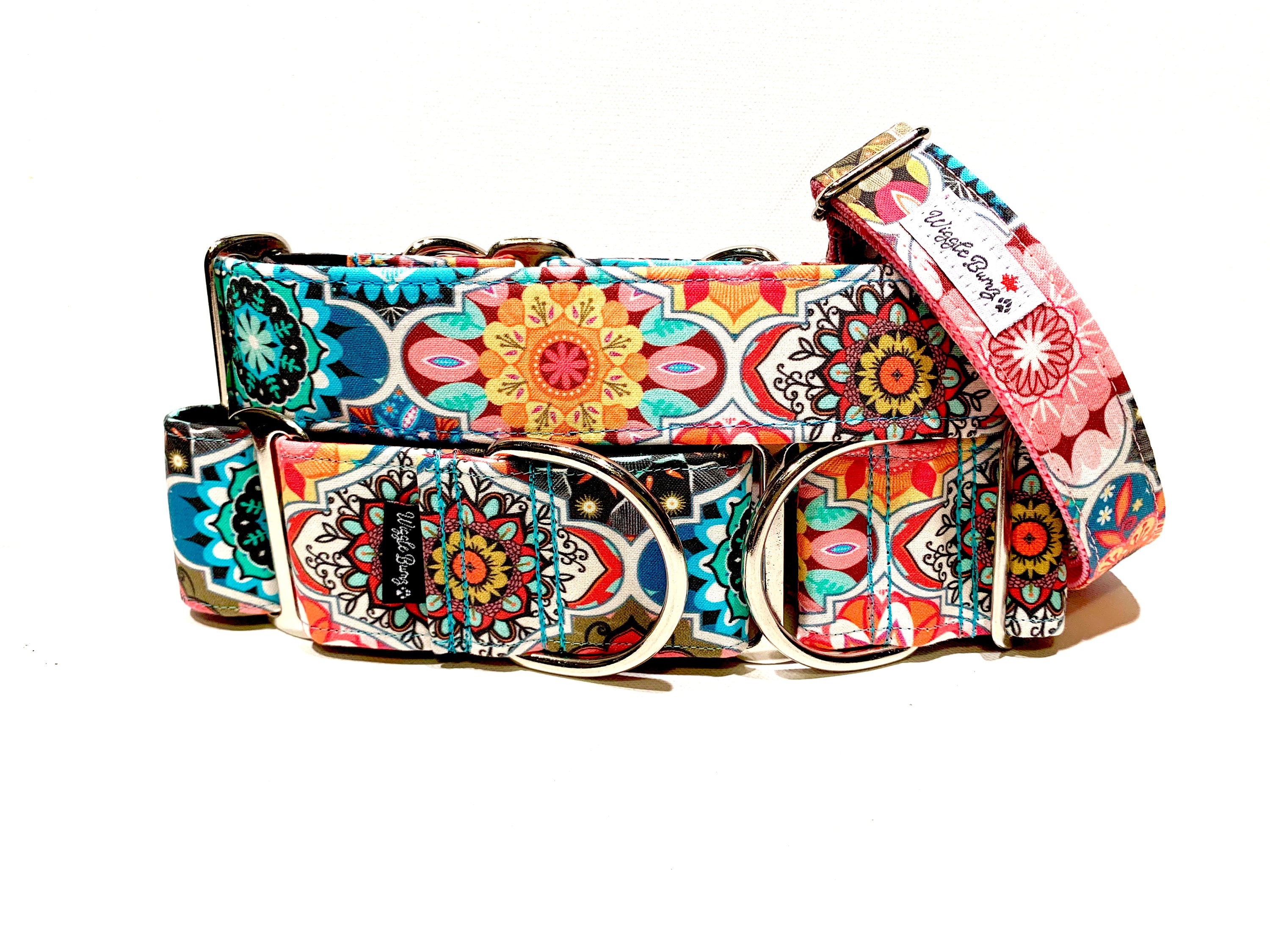 Under the Tuscan Sun Dog Collar - Martingale Dog Collar - Clip Collar…