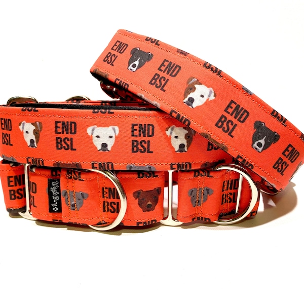 Orange Dog Collar Etsy
