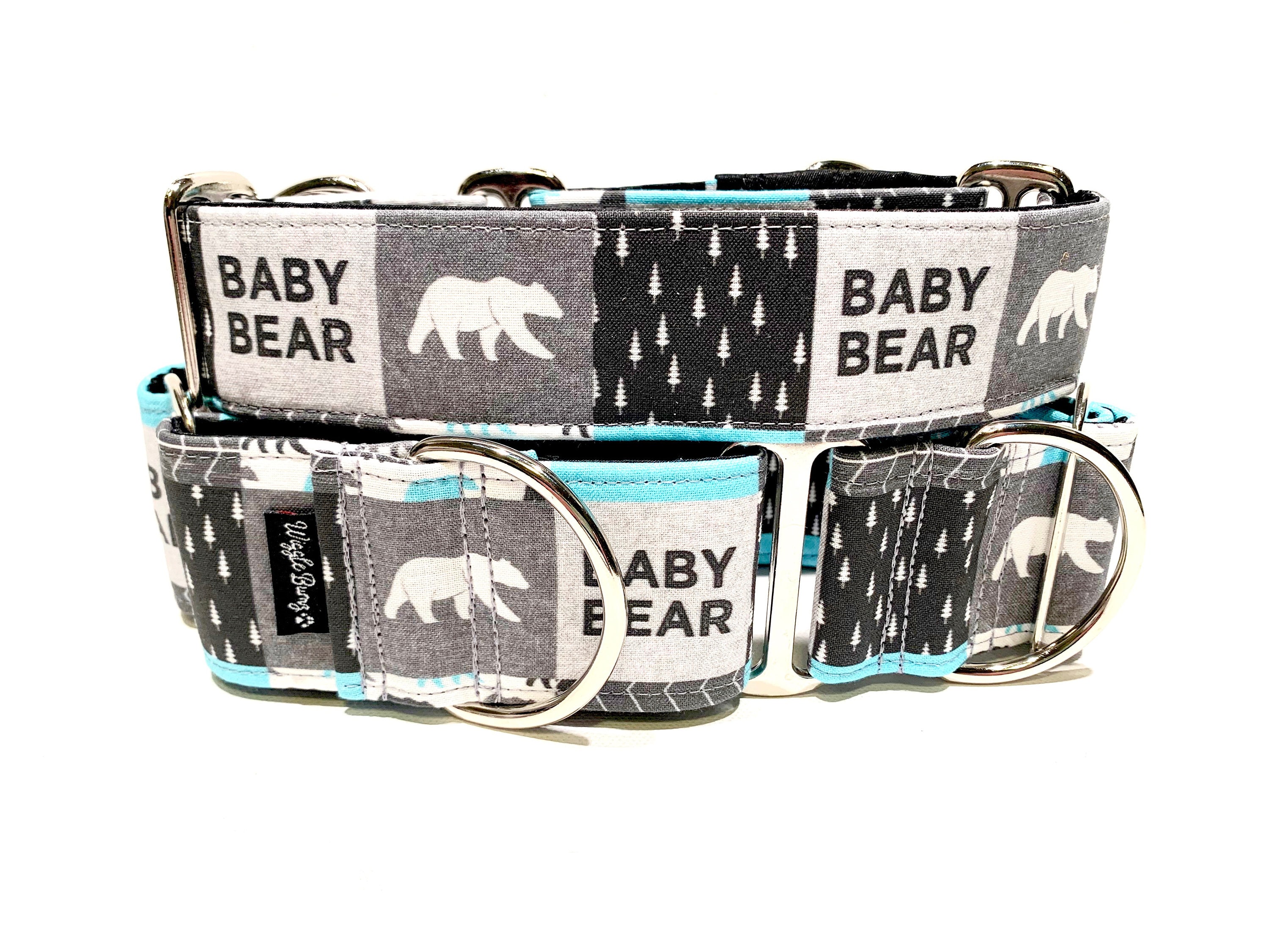 Baby Bear Dog Collar Martingale Dog Collar Clip Collar Etsy
