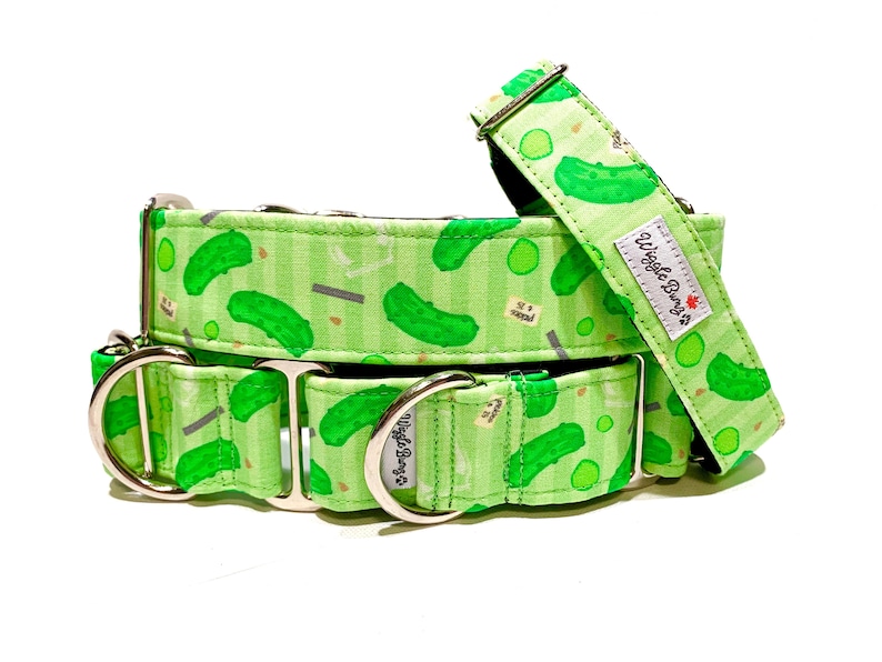Flying Pickles Dog Collar Martingale Dog Collar Clip Etsy Canada