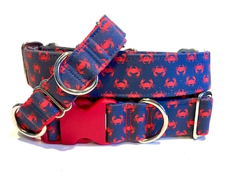 Crabby Dog Collar - Martingale Dog Collar - Clip Collar - Dog Leash - Training Collar