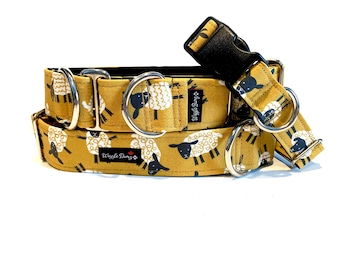 Sheepy Head Dog Collar - Martingale Dog Collar - Clip Collar - Dog Leash - Training Collar