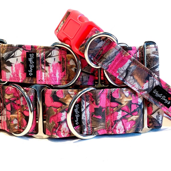 Pink Camo Dog Collar Etsy