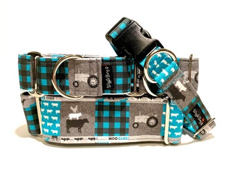 Farm Life Hundhalsband - Martingale Hundhalsband - Klipphalsband - Hundkoppel - Träningshalsband