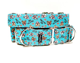 Süßes Hundehalsband - Süßes Martingale Halsband - Robustes Hundehalsband - Hundeleine