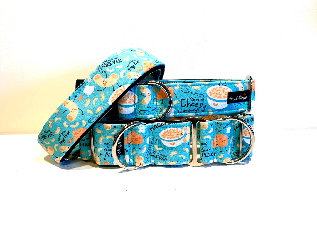 You're so Cheesy Dog Collar Martingale Dog Collar Clip Collar Dog Leash