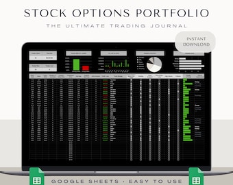 Journal de trading | Portefeuille d'investissement | Suivi des stocks | Trading cryptographique | Jour de bourse | Suivi des bénéfices | Options d'achat d'actions | Modèle de portfolio