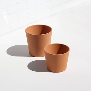 Terrakotta Topf Terra Cotta Übertopf Boho Dekor Keramik Mid Century Skandinavisch Mexikanischer Ton Sukkulenten Kaktus Minimal