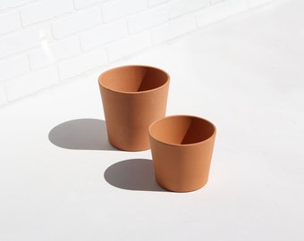 Terracotta Pot Terra Cotta Planter Boho Decor Ceramic Mid Century Scandinavian Mexican Clay Succulent Cactus Minimal