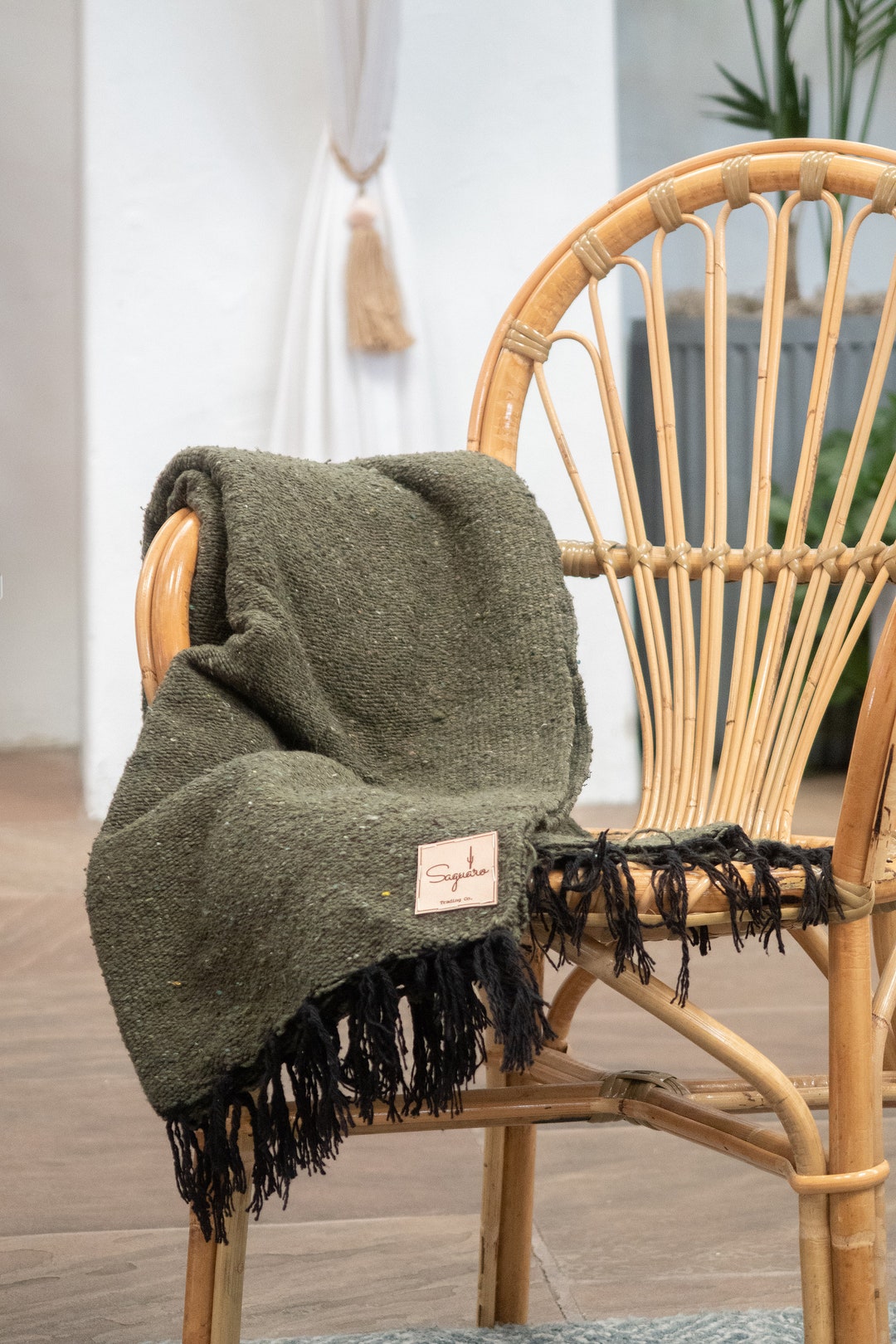 Olive Dark Green Throw Blanket Handwoven Soft Pilates Yoga - Etsy